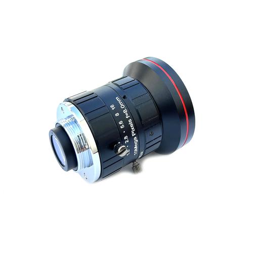 高清1000万机器视觉工业相机镜头c接口8mm 10mp 1英寸定焦fa镜头
